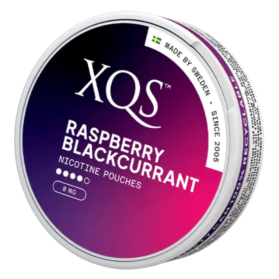 XQS Raspberry Blackcurrant Slim Strong 10