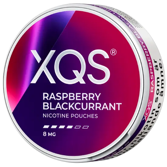 XQS Raspberry Blackcurrant Slim Strong 5