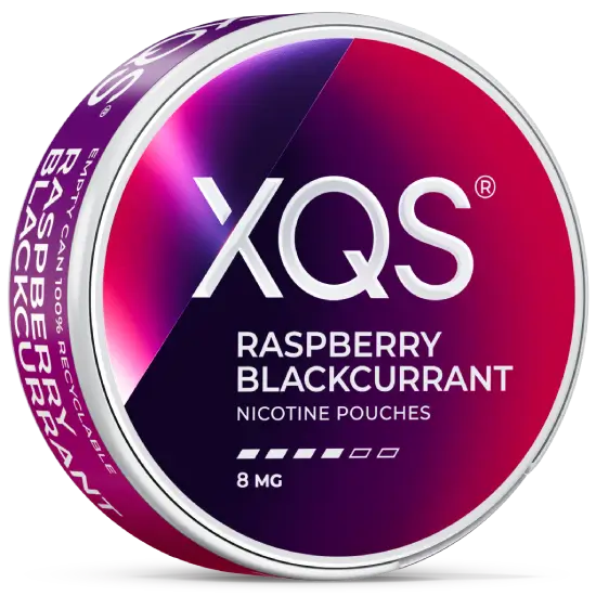XQS Raspberry Blackcurrant Slim Strong 7