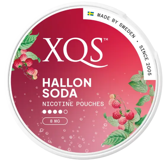 XQS Hallonsoda Strong 5